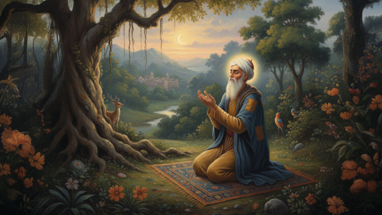Sufi Saint Praying